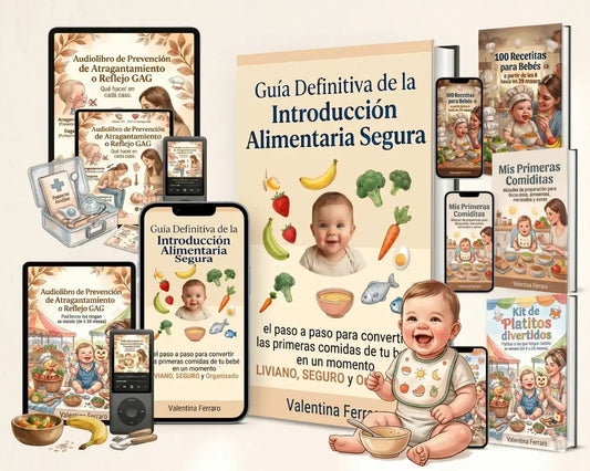 📦 Mega Pack | 📕 Guía Introducción Alimentaria para Bebés 👶🏻 + 7 Bonus 🎁 | Entrega Inmediata (Digital)